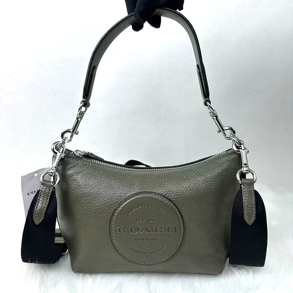 Coach Handbags - Coach Dempsey Shoulder Crossbody Bag with Patch In Silver/Surplus C2829 NWT